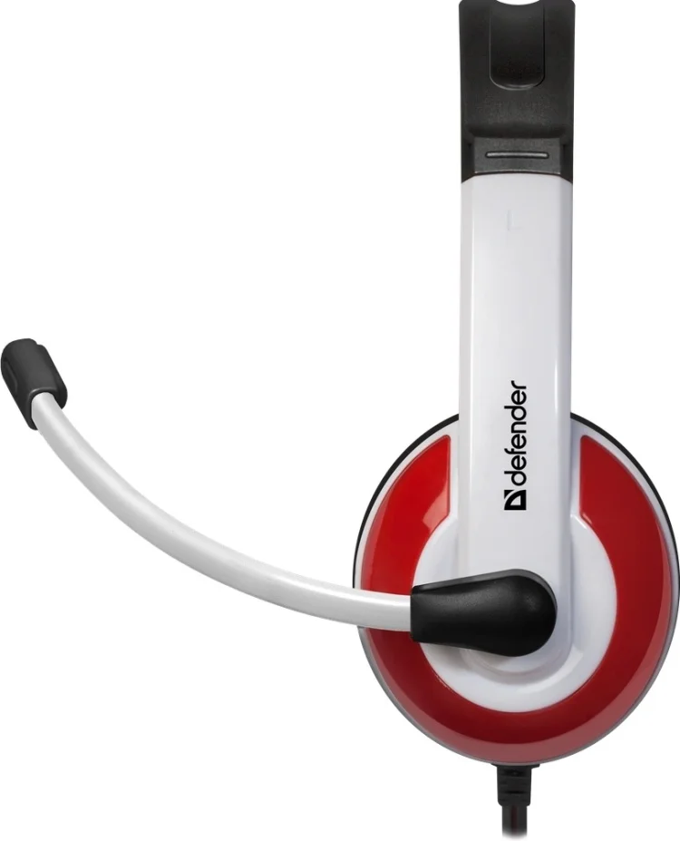 Фото Гарнитура DEFENDER Warhead G-120 White-Red (64098)