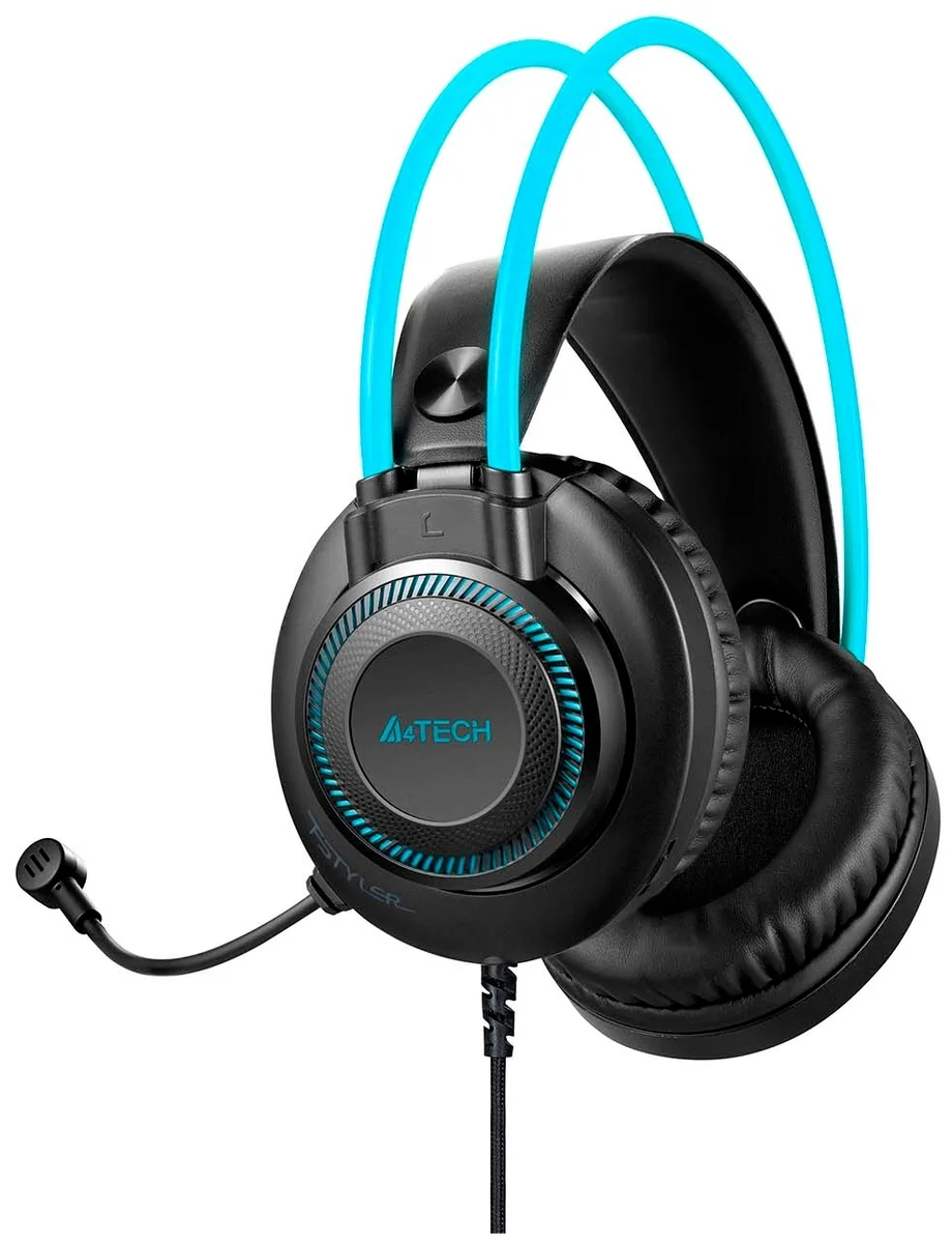 Картинка Наушники A4tech FH200U-Blue Fstyler