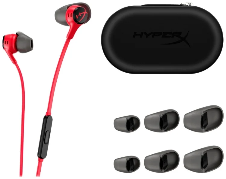 Наушники HyperX Cloud Earbuds II Red (70N24AA)