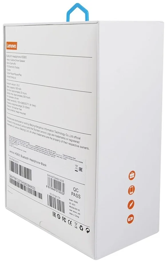 Картинка Наушники LENOVO HD800 Black