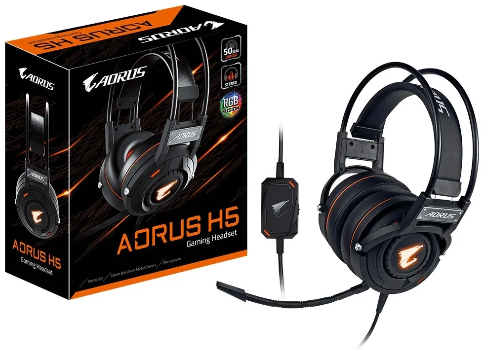 Фото Наушники GIGABYTE GP-AORUS H5 Black