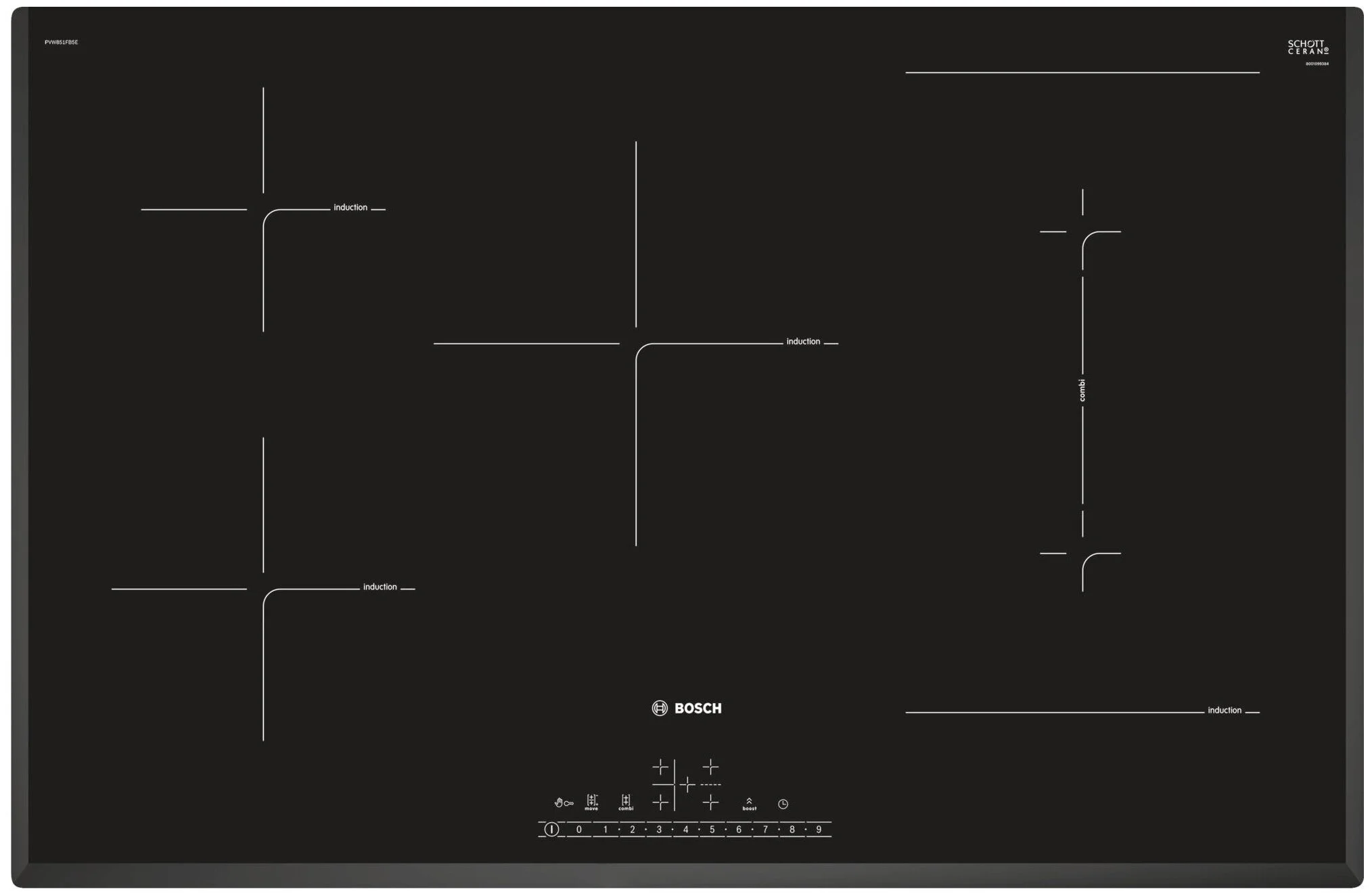 Варочная поверхность BOSCH PVW851FB5E