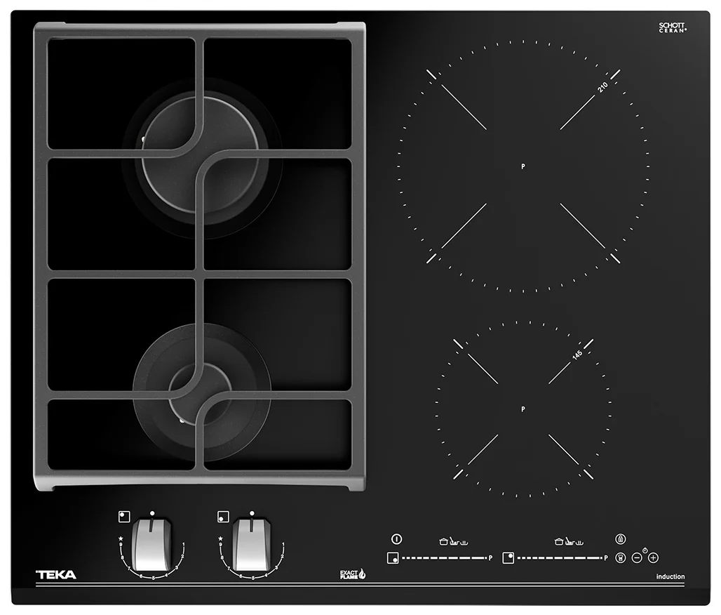 Варочная поверхность TEKA HYBRID JZC 64322 ABN Black