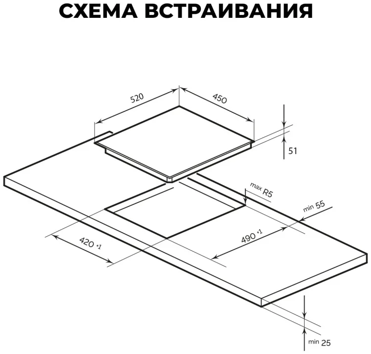 Фотография Варочная поверхность LEX EVH 430A BL