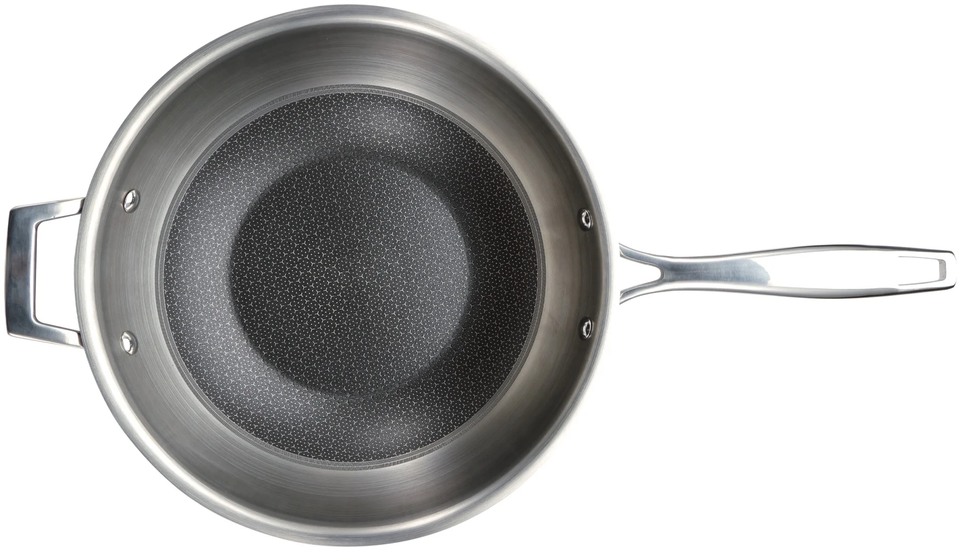 Картинка Сковорода BERGNER WOK Hi-Tech 3 BGMP-1634 28x8 см