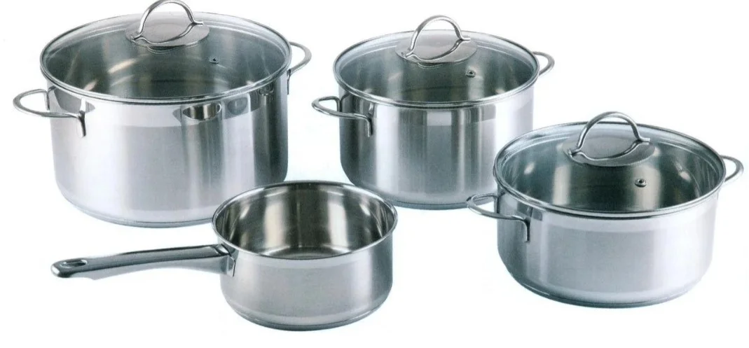 Фото Набор SSW Berlin (3 кастрюли+ковш) Mango 2.9л/3.6л/6.1л/1.5л