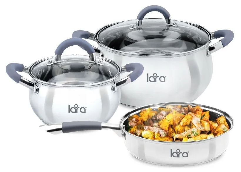 Картинка Набор посуды LARA LR02-102 Bell