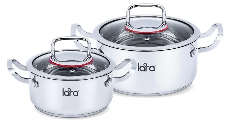 Фото Набор посуды LARA LR02-107 Prima 2 пр