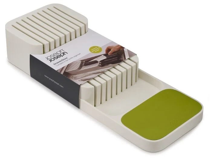 Фото Органайзер кухонный JOSEPH JOSEPH DrawerStore белый/зеленый (85043)