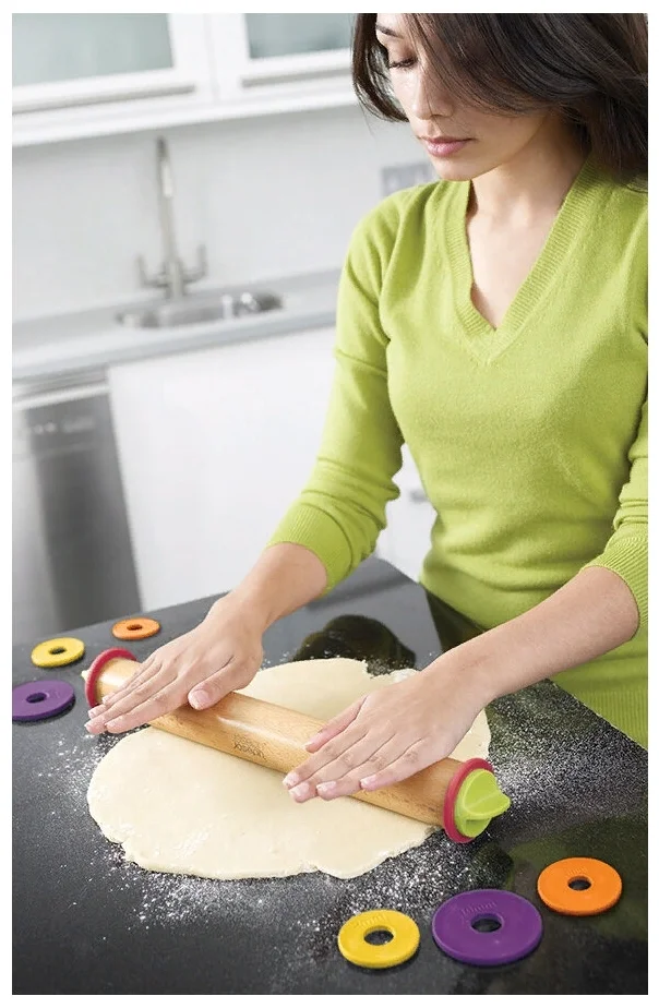 Цена Скалка JOSEPH JOSEPH Adjustable Rolling Pin (20085)