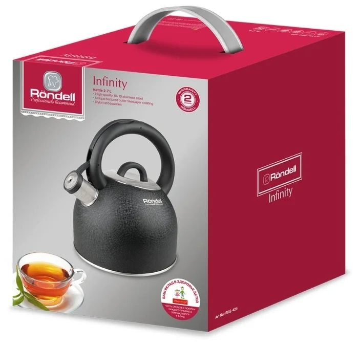 Фотография Чайник со свистком RONDELL RDS-424 Фотография Чайник со свистком RONDELL RDS-424