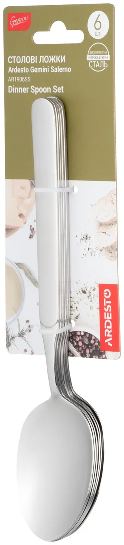 Фотография Набор столовых ложек ARDESTO Gemini Salerno 6 пр. AR1906SS