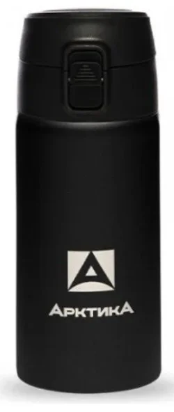 Фото Термос ARCTICA DRINK (0,35л)(6ч)(металл)(с поилкой)-текстурный черный 705-350ТЧ (R 84600)