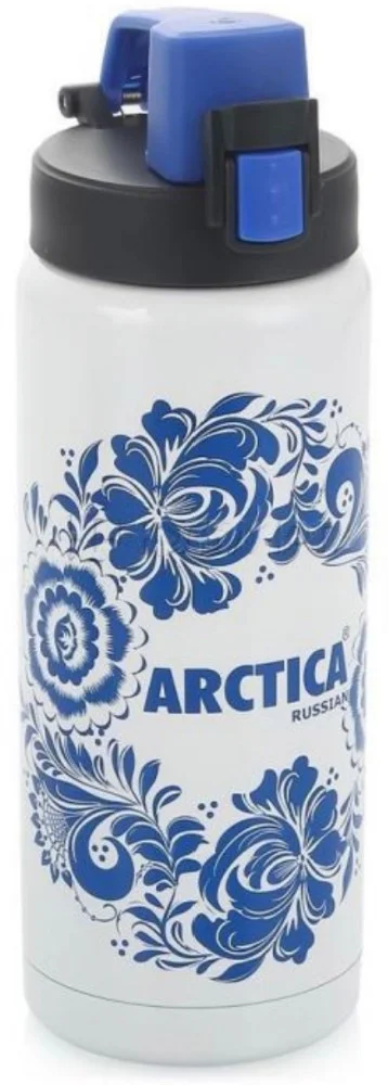 Фото Термос ARCTICA CITYTERM RUSSIAN (0,5л)(8ч)(металл)-белый/синий 702-500R (R 83949)