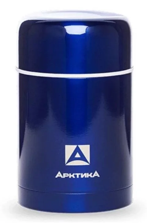 Термос АRСTIСA FOOD (0,75л)(чехол)(металл)(ложка)-синий 302-750С (R 83219)