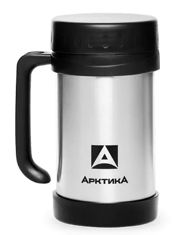 Кружка-термос ARCTICA (0,5л)(12ч)(металл)(кожа)- 401-500 (R 83952)