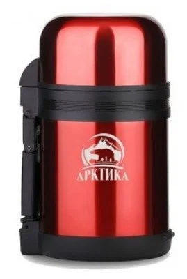 Фото Термос АRСTIСA UNIVERSUM (0,8л) (20ч) (металл/эмаль)-красный 202-800К (R 84597)