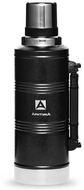 Фото Термос ARCTICA ударостойкий (1,25л)(32ч)(металл/эмаль)-черный 106-1250РЧ (R 84653)