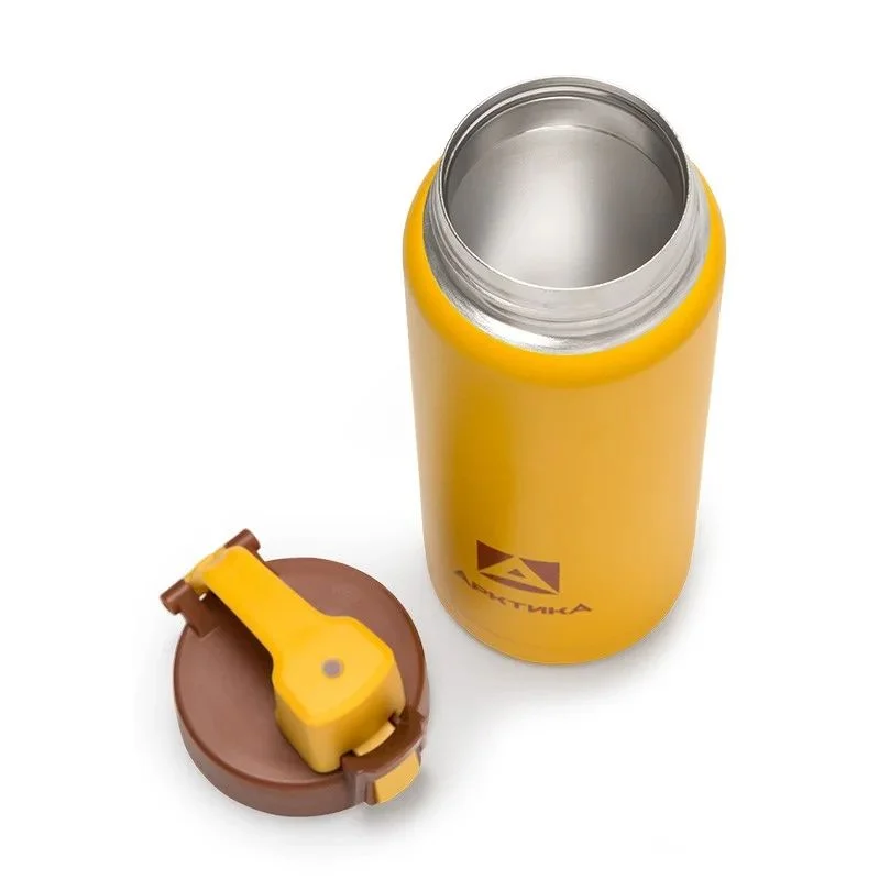 Фотография Термос ARCTICA CITYTERM (0,5л)(8ч)(металл)(оранжевый)-ящерица 702-500Я (R 83783)