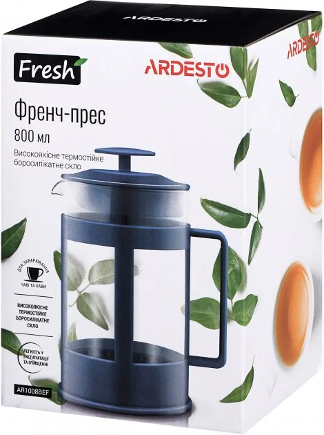Фотография Френч-пресс ARDESTO Fresh 800 мл AR1008BEF
