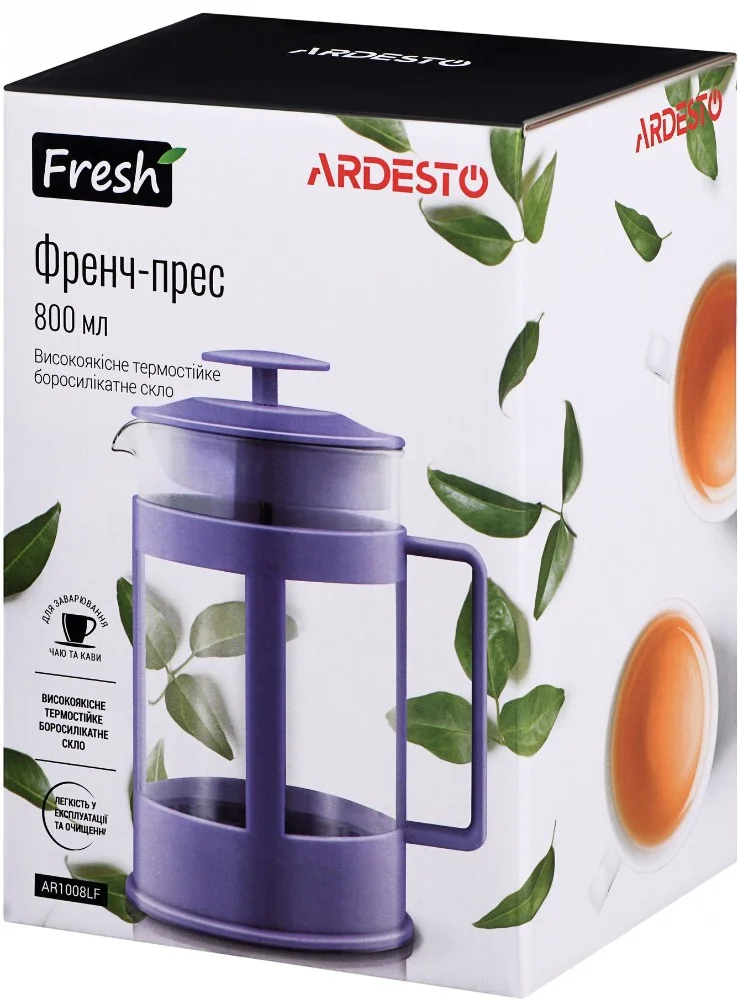 Фото Френч-пресс ARDESTO Fresh 800 мл AR1008LF
