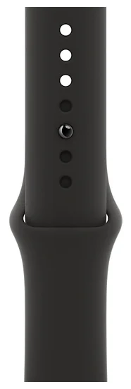 Фотография Смарт-часы APPLE Watch Series 6 GPS 44mm Space Gray Aluminium Case with Black Sport Band - Regular