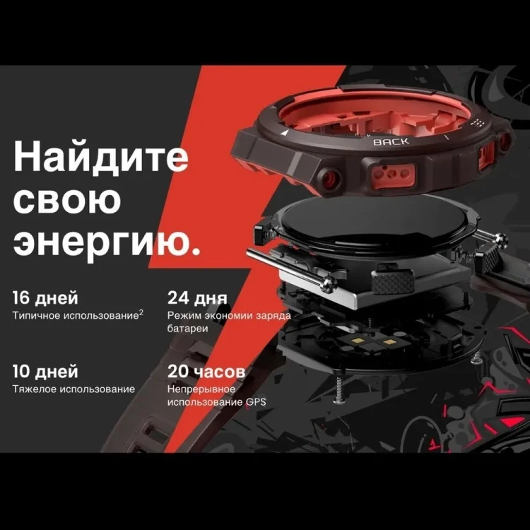 Смарт-часы XIAOMI Amazfit Active Edge Midnight Pulse (A2212) Казахстан