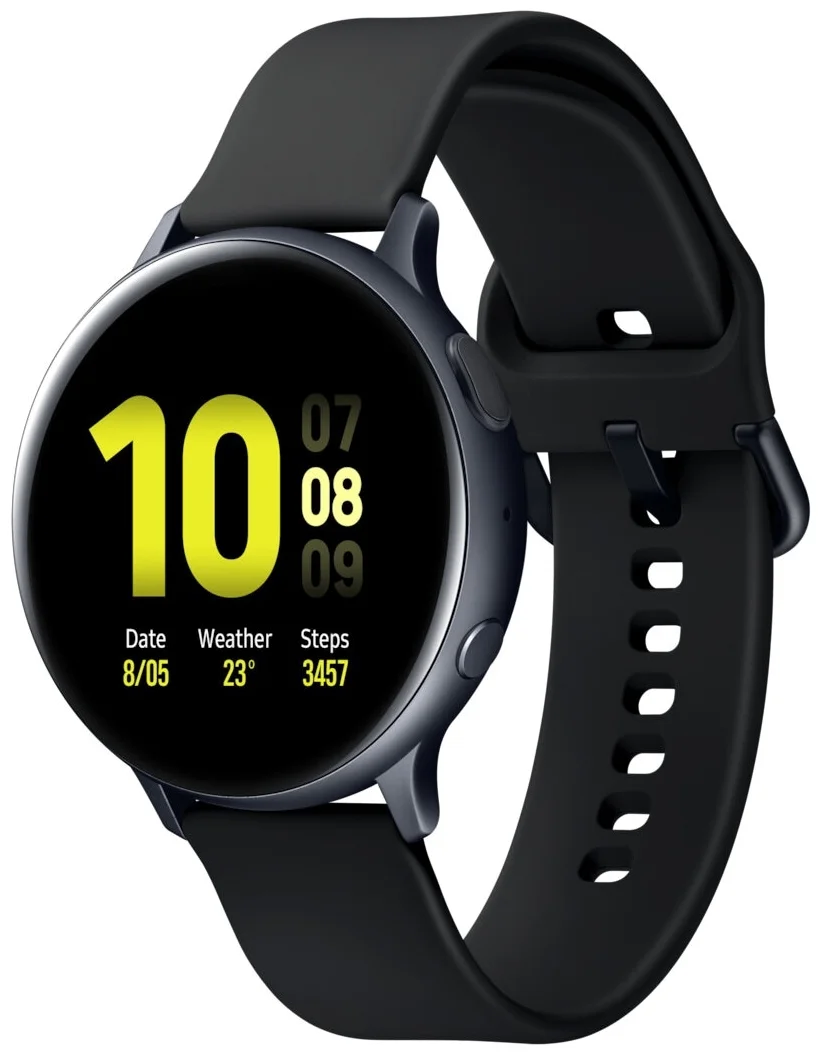 Фото Смарт-часы SAMSUNG Galaxy Watch Active2 Aluminium 40mm Black (SM-R830NZKASKZ) Фото Смарт-часы SAMSUNG Galaxy Watch Active2 Aluminium 40mm Black (SM-R830NZKASKZ)