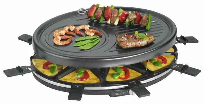 Картинка Раклетница CLATRONIC RG 3517 Black Картинка Раклетница CLATRONIC RG 3517 Black