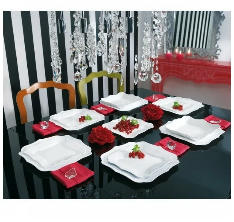 Фотография Сервиз LUMINARC E6197 19 предм. AUTHENTIC WHITE