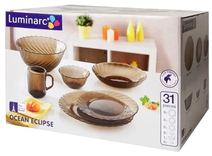 Картинка Сервиз LUMINARC L5109 31 ПР ОКЕАН ЭКЛИПС