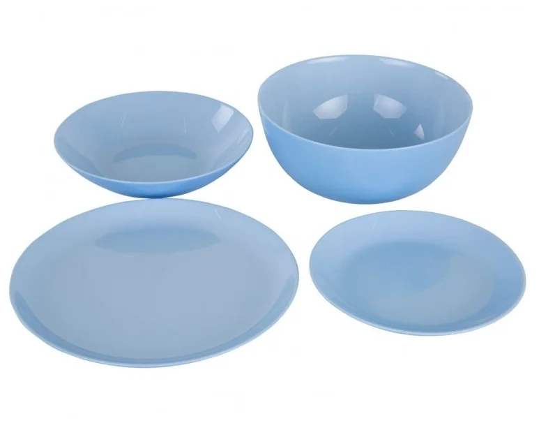 Фото Сервиз LUMINARC P2961 19 предм.ЕДМЕТОВ DIWALI LIGHT BLUE