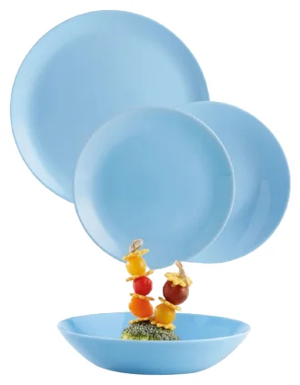 Сервиз LUMINARC P2961 19 предм.ЕДМЕТОВ DIWALI LIGHT BLUE