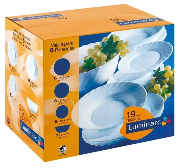 Фото Сервиз LUMINARC 00144 19 предм. TRIANON
