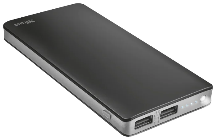 Power Bank TRUST Primo Thin 10000 Black