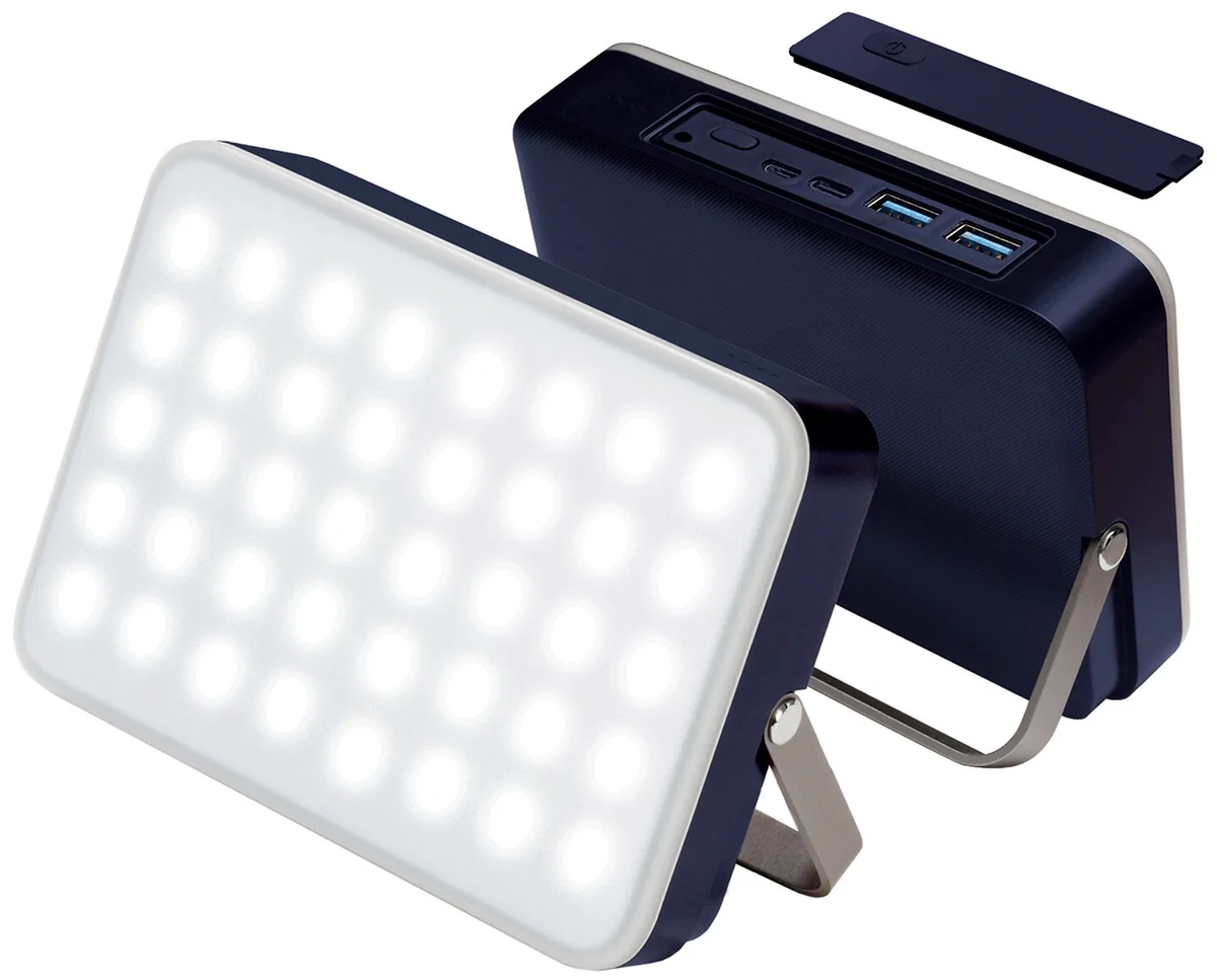 Фото Power Bank INTERSTEP PB24LED 24000мАч TypeC PD 18Вт LED 660Лм (IS-AK-PB24LEDPD-BLUB201)