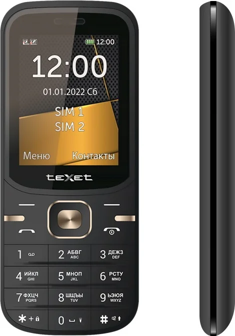 Фото Мобильный телефон TEXET TM-216 Black