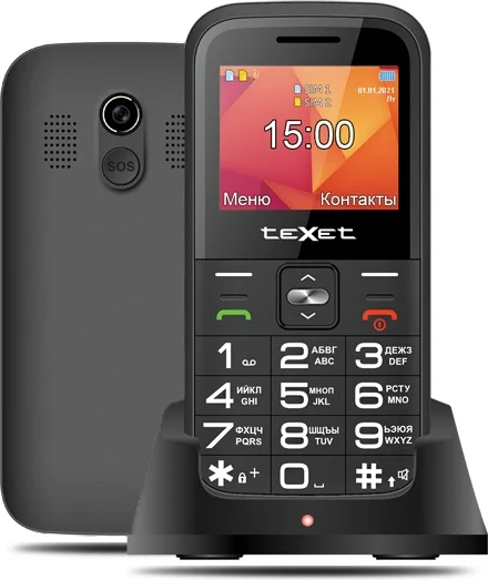 Фото Мобильный телефон TEXET TM-B418 Black