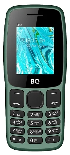 Фото Мобильный телефон BQ-1852 One Dark Green