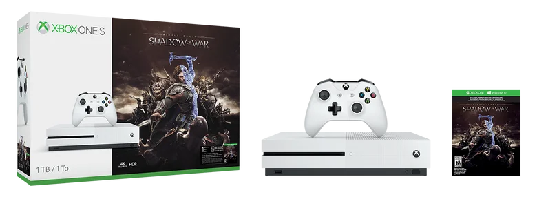 Игровая консоль Xbox One S 500 Гб Shadow of War