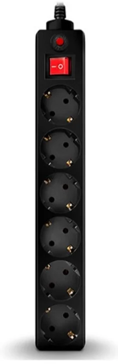 Сетевой фильтр SVEN Optima (5.0 метров/6 розеток) Black