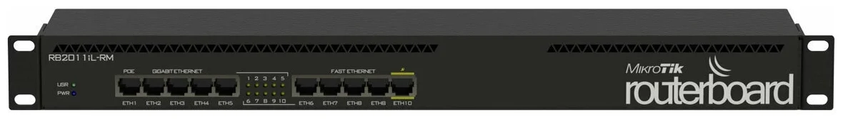 Фото Роутер MIKROTIK RB2011iL-RM 5x100Mbit/s