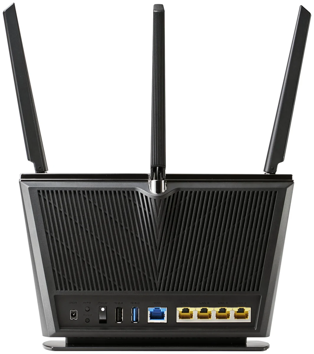 Картинка Роутер ASUS RT-AX68U (90IG05M0-MO3G00)