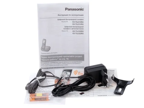 Радиотелефон PANASONIC KX-TGJ320RUB Black-Silver заказать