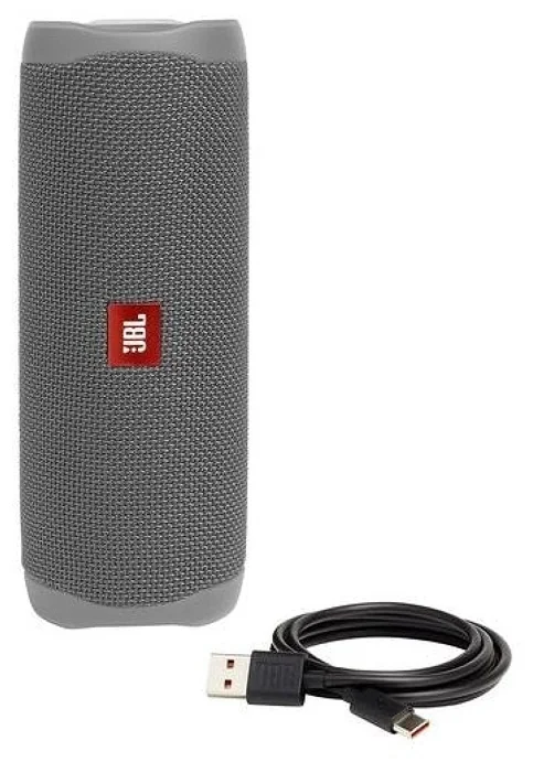 Цена Портативная акустика JBL Flip 5 Grey (JBLFLIP5GRY)