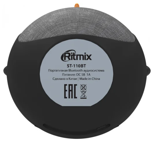 Картинка Портативная акустика RITMIX ST-110BT Owl Black
