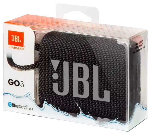 Портативная акустика JBL Go 3 (JBLGO3BLK) Казахстан