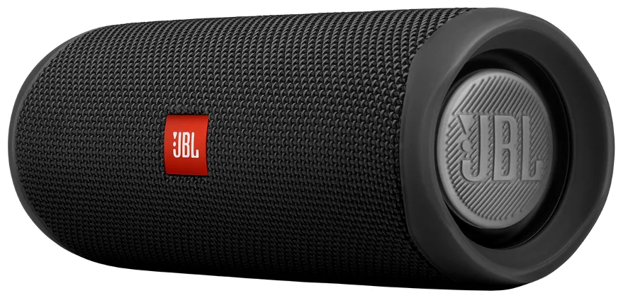 Картинка Портативная акустика JBL Flip 5 Black (JBLFLIP5BLK)