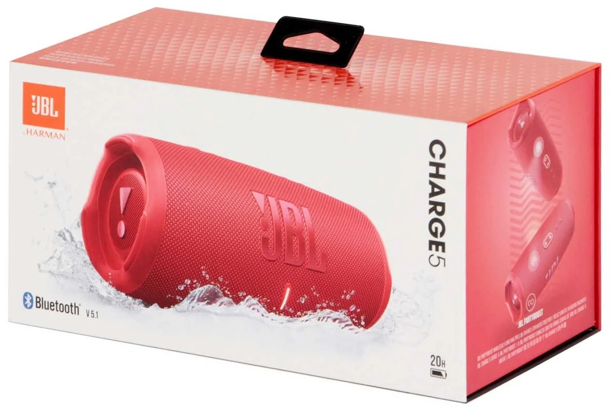 Портативная акустика JBL Charge 5 Red (JBLCHARGE5RED) Казахстан