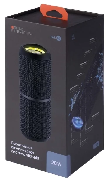 Картинка Портативная акустика INTERSTEP SBS-440 black (IS-LS-SBS440RBL-000B210)